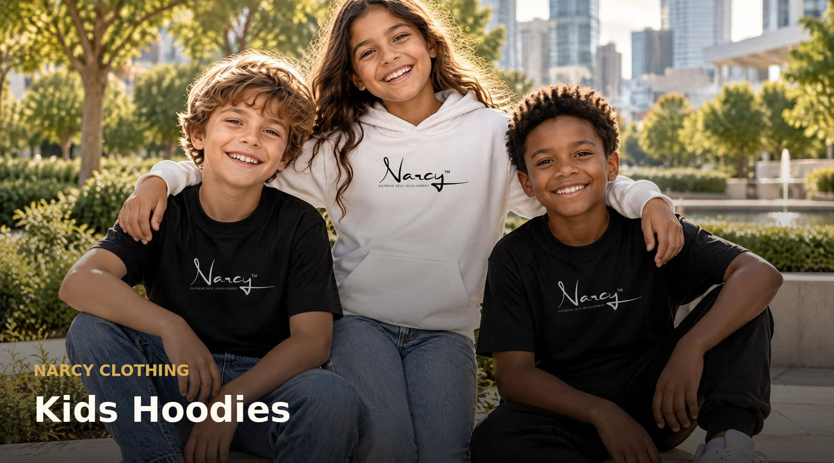 Narcy kids hoodie collection header