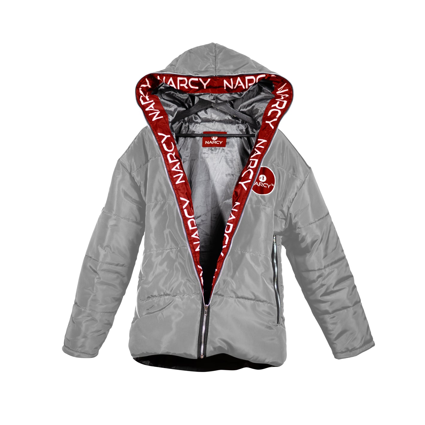 Abrigo gris buckeye para hombres
